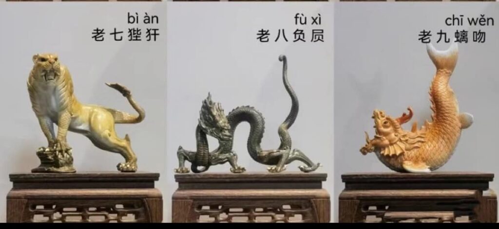 7th, 8th, 9th sons of the dragon. 