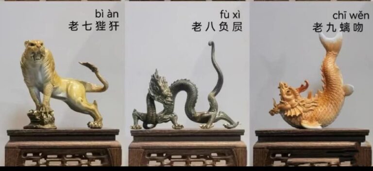 7th, 8th, 9th sons of the dragon.